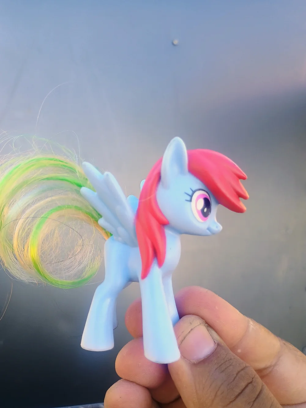 Rainbow Dash. 2010 McDonald’s Kids Meal Toy. My Little Pony. Brushable Tail